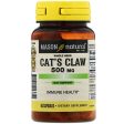 Mason Natural Cat s Claw 500mg 60 Capsules Hot on Sale