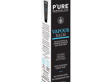 P Ure Papayacare Vapour Balm (Eucalyptus & Lemon Myrtle With Paw Paw) 50g Online Hot Sale