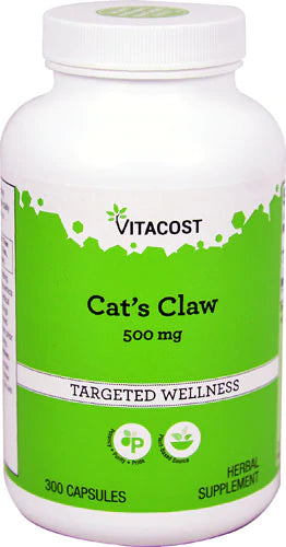 Vitacost Cat s Claw 500 mg 300 Capsules For Cheap