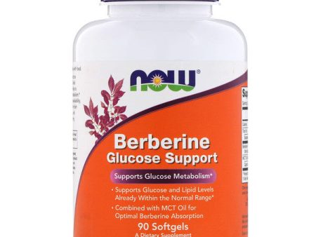 Now Foods Berberine Glucose Support 90 Softgels For Cheap