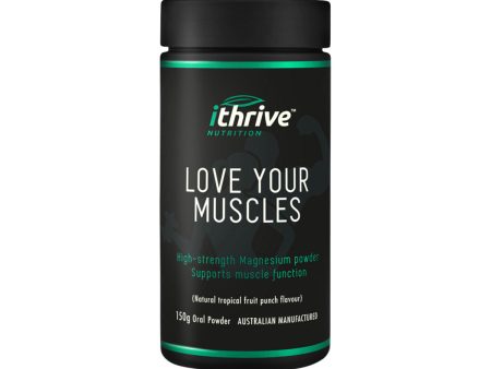 iThrive Nutrition Love Your Muscles Natural Tropical Fruit Punch 150g Oral Powder Online Hot Sale