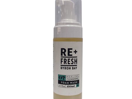 Re+Fresh Byron Bay Healing Cleansing Foam Wash (With Lemon Myrtle & Macadamia Oil) 150ml on Sale