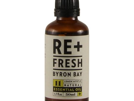 Re+Fresh Byron Bay Lemon Myrtle Natural Essential Oil 50ml Hot on Sale