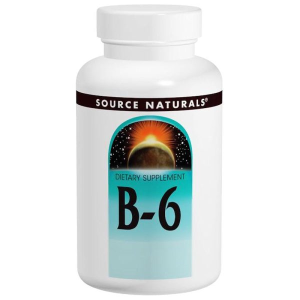 Source Naturals B-6 100mg 100 Tablets on Sale