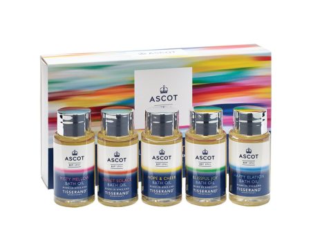 Tisserand Ascot Spirited Away Bath Oil Collection Box 15ml x 5 Pack Online