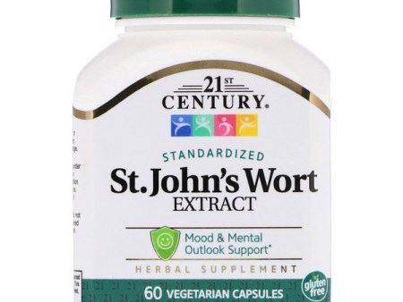 21st Century St. John s Wort Extract 60 Vegetarian Capsules Hot on Sale