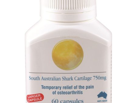 South Australian Shark Cartilage 750Mg 60 Capsules For Discount