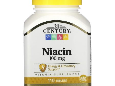 21st Century, Niacin, 100 mg, 110 Tablets Online