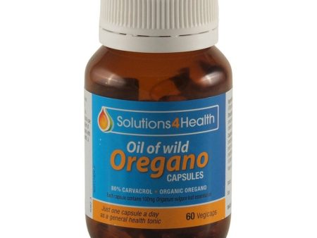 Solutions 4 Health Oil Of Wild Oregano 60 Veggie Capsules Online