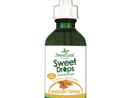 Sweet Leaf Sweet Drops Stevia Liquid English Toffee 60ml For Discount