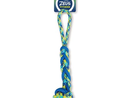 Zeus Fitness Dog Toys Rope and TPR Ball Tug 41cm Fashion