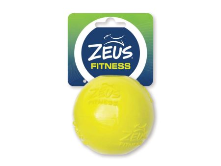 Zeus Fitness Dog Toys TPR Ball Encasing Tennis Ball 8cm Discount