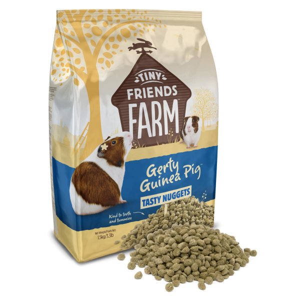 Tiny Friends Farm Gerty Guinea Pig Tasty Nuggets 1.5kg Hot on Sale