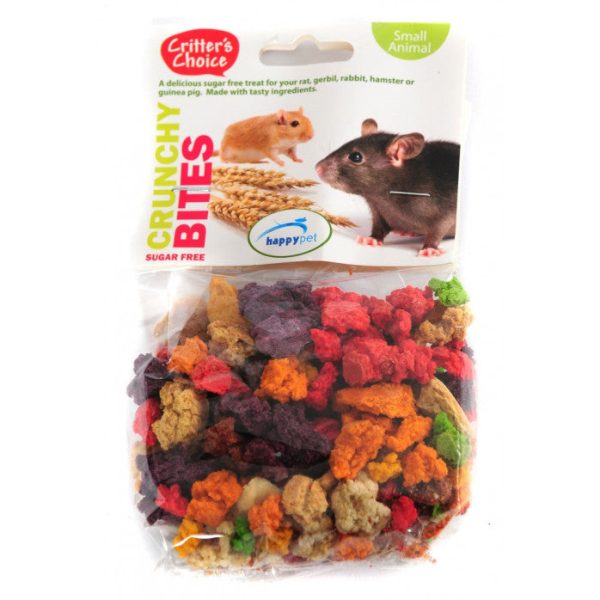 Critter s Choice Small Animal Treats Crunchy Bites 100g For Cheap