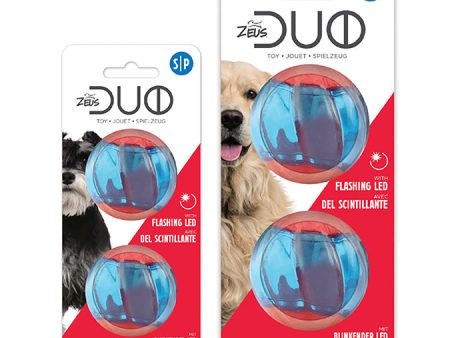 Zeus Duo Balls with LED Lighting 2Pk 2 Sizes Supply