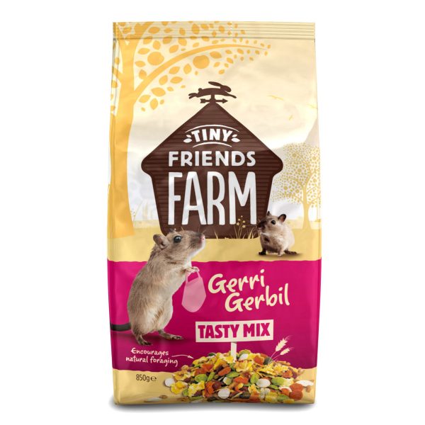 Tiny Friends Farm Gerri Gerbil Tasty Mix 850g Hot on Sale