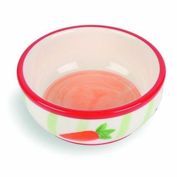 Happy Pet Carrot Stripe Pet Bowl Cheap