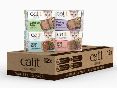 Catit Cuisine Pate Variety 12 Pack For Sale