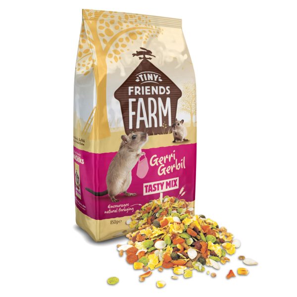 Tiny Friends Farm Gerri Gerbil Tasty Mix 850g Hot on Sale